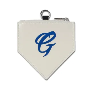 【富邦悍將】本壘板造型零錢包(米白)