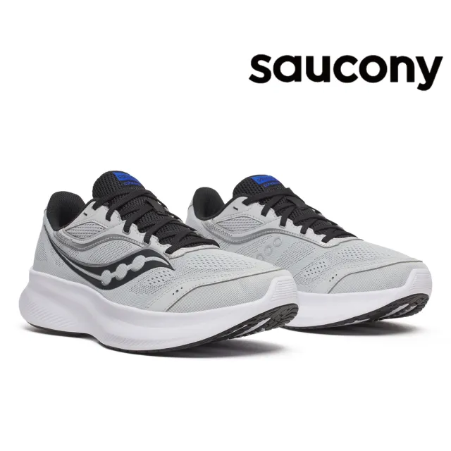 【SAUCONY 索康尼】男鞋 COHESION 18 緩衝避震跑鞋純_寬楦  運動鞋 慢跑鞋(SA21035-213)