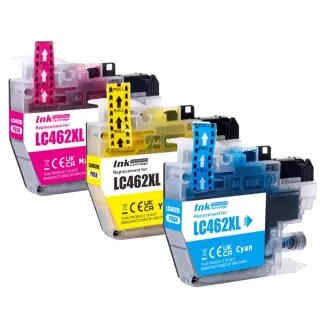 【TC】BROTHER 彩色任選 LC462XL C/M/Y 高容量相容墨水匣(適用 BROTHER MFC-J2340DW MFC-J3940DW)
