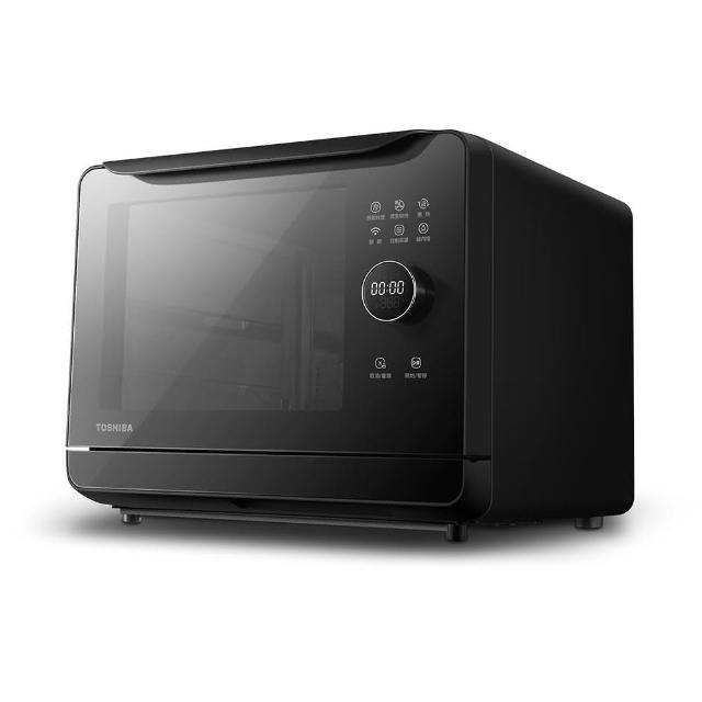  TOSHIBA 東芝 MS3-STQ20ST 20L 蒸氣烘烤爐，結合微波、烘烤與蒸氣加熱方式，適閤家庭廚房使用。支援麵包烘焙、兩品同時烹調及火力調整，爐內平臺設計，20L 容量，提供下拉式開門，110V/60Hz 電壓，1200W 功率。配件包含蒸盤、烤盤、說明書與食譜，中國製造，BSMI 認證 R3D387，一年功能保固。完美解決日常烘焙與蒸煮需求！ 