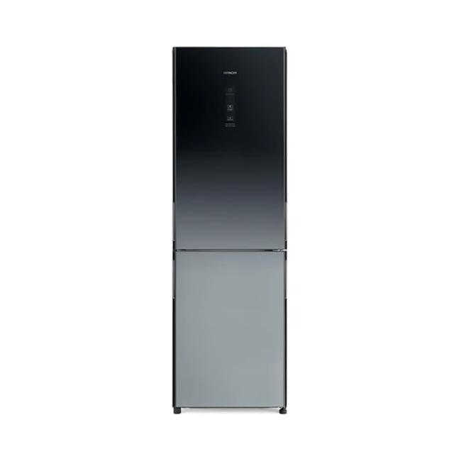 【HITACHI 日立】313L一級能效變頻雙門冰箱-右開/漸層琉璃黑(HRBN5366DF-XGRTW)