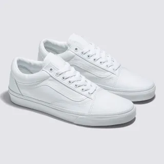【VANS】官方旗艦 Old Skool 白色滑板鞋 休閒鞋