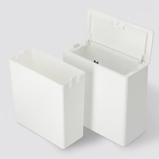 【NITORI 宜得利家居】網購限定 浴廁垃圾桶 210×95×200 EC(浴廁垃圾桶 浴廁 垃圾桶)