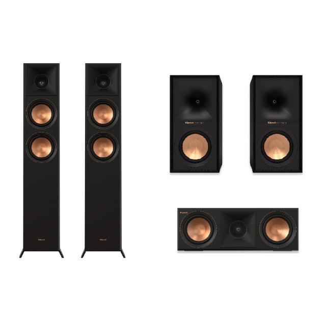 【Klipsch】RP-5000F II +RP-500C II +R-50M(5聲道家庭劇院組合)