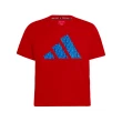 【adidas 愛迪達】兒童運動吸濕排汗短袖上衣(短T 小學 大童 透氣 快乾 涼感 彈性 親膚 休閒 室內體能 運動)