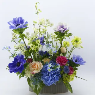 【HUGO DECO 榆果傢飾】法式花園香氛花禮  免運專人配送限雙北市(開幕/擬真花/佈置/新居落成/送禮)