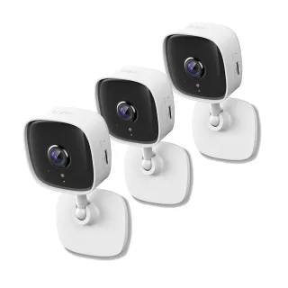 (三入組)【TP-Link】Tapo C100 1080P 200萬畫素WiFi無線網路攝影機/監視器 IP CAM
