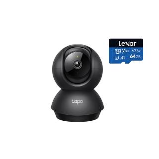(64G記憶卡組)【TP-Link】Tapo C210/C211 2K 300萬畫素WiFi無線旋轉網路攝影機/監視器 IP CAM