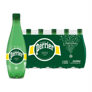 【沛綠雅 官方直營】氣泡天然礦泉水原味寶特瓶500mlx24入/箱