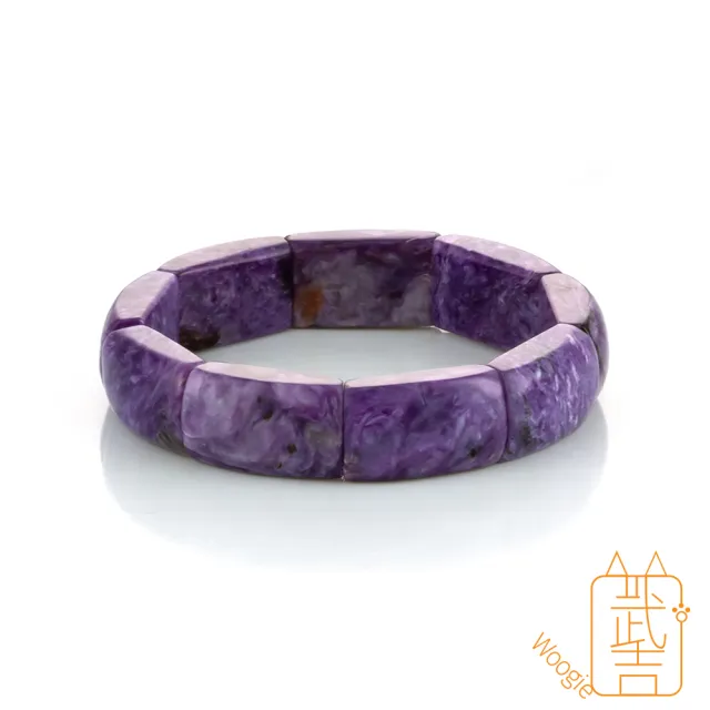 【Woogie武吉珠寶】精品夢幻紫龍晶手排(查羅石13-14mm)