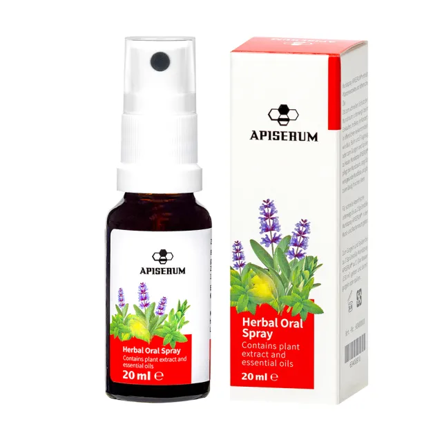 【APISERUM 愛比森】草本口腔清新噴劑20ml-2入組(口腔保養/精油萃取/德國原裝/漱口)