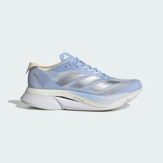 【adidas 愛迪達】Adizero Boston 12 W 女 慢跑鞋 彈力 支撐 緩震 水藍 銀(JP7914)