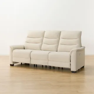 【NITORI 宜得利家居】◎3人用電動可躺式沙發 電動沙發 N-BELIEVA 3 NS合成皮 耐磨合成皮革 BE