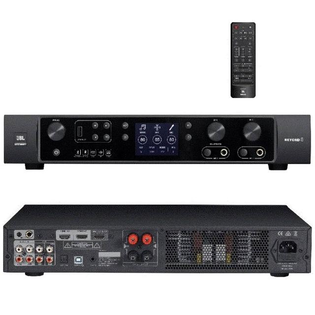 JBL Pasion 10 組結合BEYOND3技術的藍芽音響系統，支援Bluetooth藍芽連線、MIDI＋MP3歌曲形式，具備1080p畫質輸出及HDMI ARC、AUX RCA、錄音輸出、低音炮輸出及揚聲器接線柱等多種介面。內建3組麥克風輸入，適閤家庭KTV娛樂，電壓110~240V廣泛適用，本體尺寸428x76x315mm，重量5.8kg，中國製造BSMI認證R3F062。黑色系設計，完美整合影音功能，提供高品質音樂與影片體驗。以上規格以實際出貨為準。