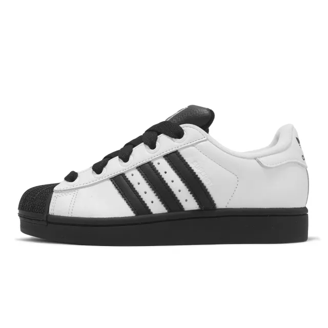 【adidas 愛迪達】休閒鞋 Superstar II 男鞋 女鞋 白 黑 貝殼頭 愛迪達(KK4473)