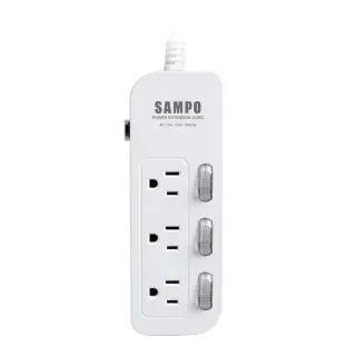 【SAMPO 聲寶】三開三插電源延長線 12尺(EL-W33R12)