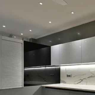 【金亮】4入組｜5W LED投射崁燈 全光譜 開孔7.5cm(高演色性、可調角度、聚焦、快速接頭)