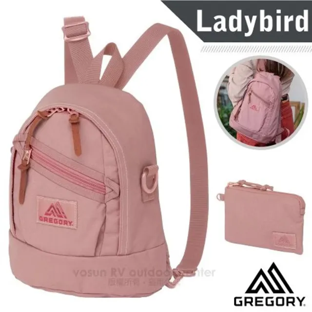 【Gregory】LADYBIRD 2WAY MINI 4L 兩用多用途迷你後背包+手挽袋(131370 玫瑰粉)