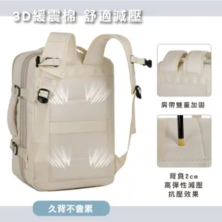 【Clook 鹿客家居】雙11 可擴充大容量後背包(旅行後背包 大背包 防災包 避難包 登機包)