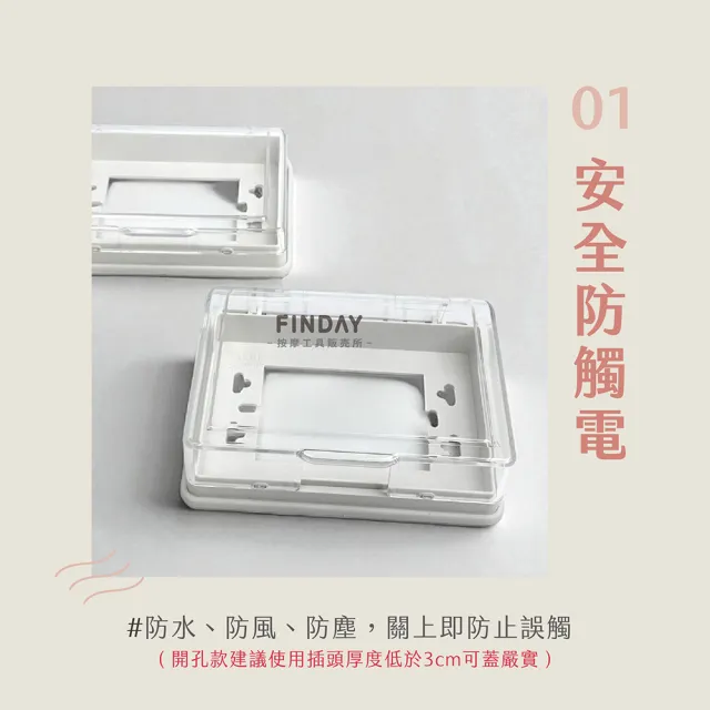 2773 平安桐鳳　銀彩松文　蓋置　未使用 FINDAY﹞插座防水保護蓋3入組(台灣製｜插座保護蓋｜電鈴防護蓋｜插座蓋