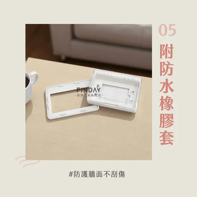 FINDAY﹞插座防水保護蓋3入組(台灣製｜插座保護蓋｜電鈴防護蓋｜插座蓋