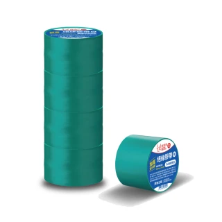 【DEER BRAND 鹿頭牌】PVC電氣絕緣膠帶綠色 4入組50mmX18.3M(航空用電工膠帶/行動電源安全貼)