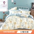 【巴麗維亞 買一送一】100%天絲床包枕套組(單/雙/加大/特大  多款任選)