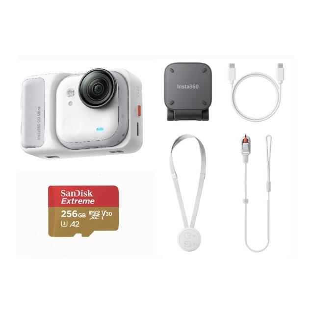 【Insta360】GO Ultra 標準套組 256G 白色(原廠公司貨)