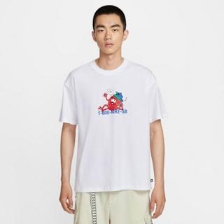 【NIKE 耐吉】短袖上衣 男 AS U NK SB TEE M90 OC FLIP PHO 運動 休閒 落肩 寬鬆 白(HV1303100)