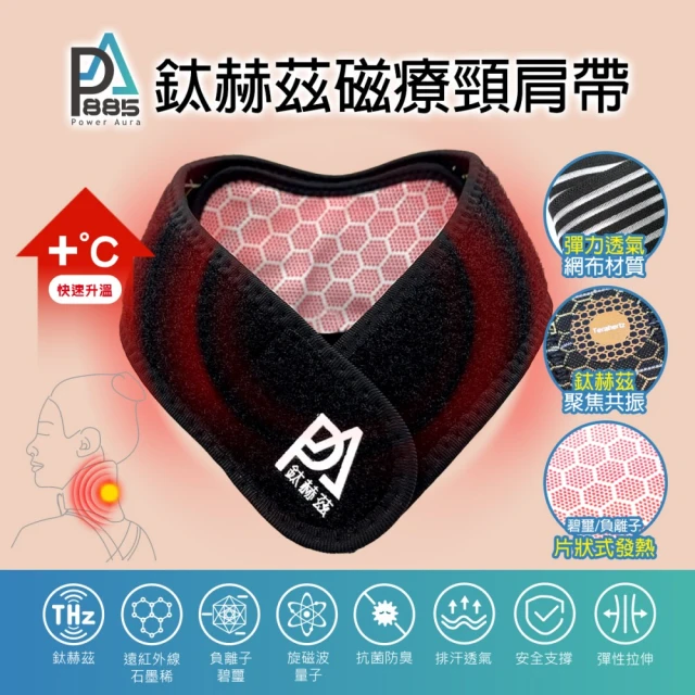 【PA鈦赫茲】磁療護頸帶(超越石墨烯的新科技)