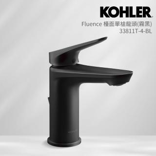 【KOHLER】Fluence 檯面單槍龍頭(霧黑)