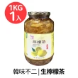 【韓味不二】韓國有果肉傳統生茶系列3罐組1kg/罐(生薑茶/柚子茶/蘋果茶950g/紅棗茶/水蜜桃蘋果茶/檸檬茶)