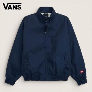 【VANS】官方旗艦 Tokyo Design Collective Padded Jacket 藍色拉鍊夾克