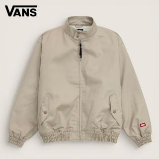 【VANS】官方旗艦 Tokyo Design Collective Padded Jacket 灰綠色拉鍊夾克