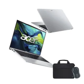 【Acer宏碁】筆電包/滑鼠組★14吋十核心輕薄筆電(Aspire Lite/AL14-51P-52L7/Core 5-120/16G/512G SSD/W11)
