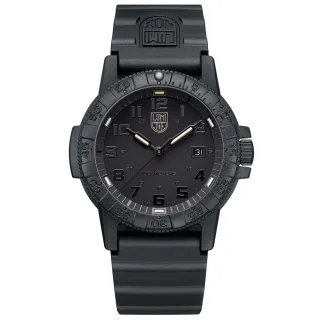 【LUMINOX 雷明時】SEA TURTLE 0320海龜系列腕錶 瑞士錶(黑x黑時標44mm)