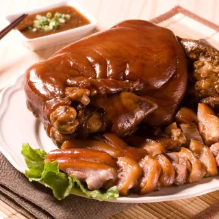 【林家豬腳】萬巒豬腳*2包(豬腳1200g+醬包200g/包;含運;閏月)