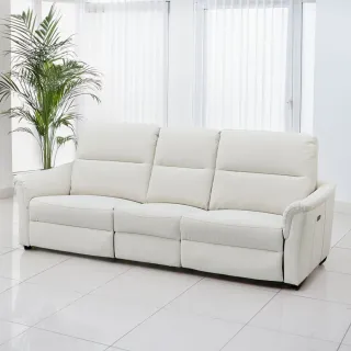 【NITORI 宜得利家居】◎耐磨合成皮革3人加大電動沙發 KK6133 N-SHIELD PU IV(耐磨)