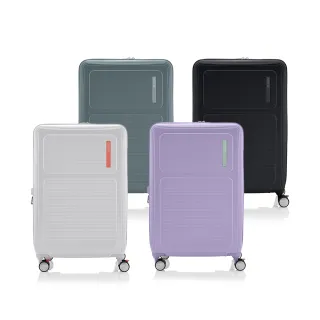 【AMERICAN TOURISTER 美國旅行者】28吋 MAXIVO 2:8前開式/上掀式可擴充大容量PC煞車輪行李箱(多色可選)