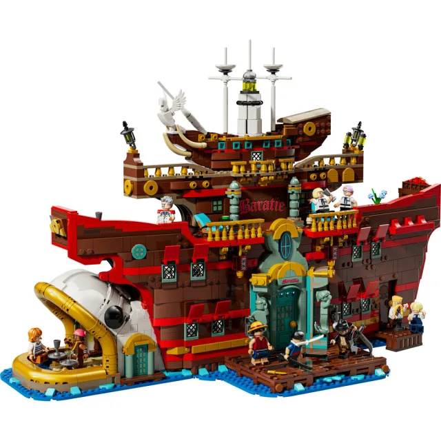 【LEGO 樂高】航海王系列 75640 芭拉蒂海上餐廳(ONE PIECE 魯夫 居家擺設 玩具積木)