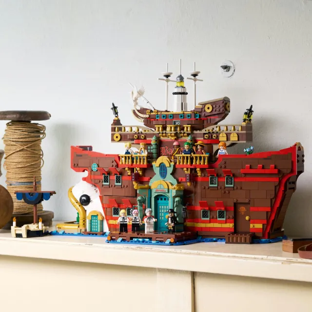 【LEGO 樂高】航海王系列 75640 芭拉蒂海上餐廳(ONE PIECE 魯夫 居家擺設 玩具積木)