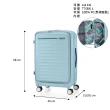 【AMERICAN TOURISTER 美國旅行者】25吋 FRONTEC 前開式/上掀式可擴充輕量PC避震煞車輪行李箱(多色可選)