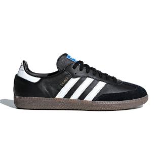 【adidas 愛迪達】Originals Samba OG 男鞋 黑色 焦糖黑底 經典 麂皮 復古 經典 休閒鞋 B75807
