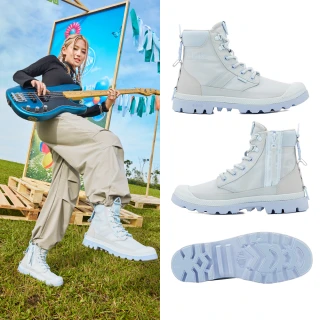 【Palladium】SPORTCUFF LT+ VPR WP+橘標輕量防水靴/防水鞋/休閒鞋-男鞋/女鞋冰河灰/淺藍(74068-090-M)