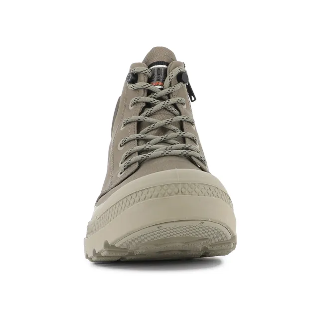 【Palladium】PAMPA RCYCL LT+ WP+ ZIP再生科技輕量拉鍊橘標防水靴/休閒鞋-男鞋/女鞋-軍綠(74066-377-M)