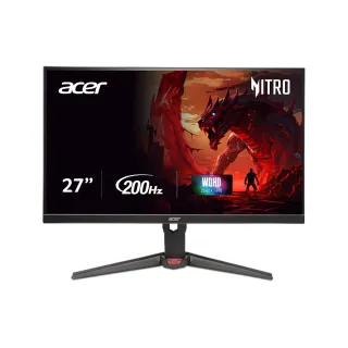 【Acer 宏碁】XV272U X1 電腦螢幕(27型/QHD/200Hz/0.5ms/IPS)