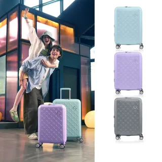【AMERICAN TOURISTER 美國旅行者】24吋 PAXTRA 2:8前開式/上掀式大容量PC+ABS行李箱/旅行箱(多色可選)