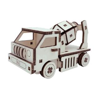 【EAVO-手半屋】DIY材料包 木質水泥車(DIY材料包-附水彩)