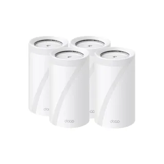 【TP-Link】Wi-Fi 7 BE14000 三頻 10G 真Mesh 無線路由器 分享器(支援AI筆電/透天厝/Deco BE68 四入組)