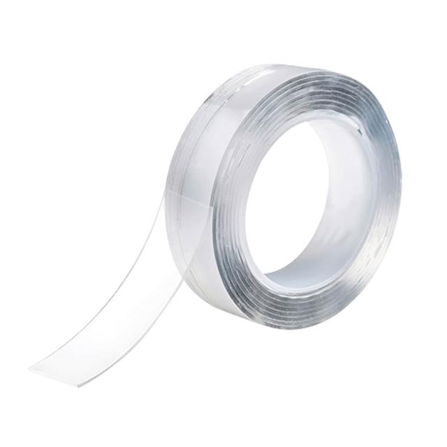 【DREAMCATCHER】奈米無痕膠帶-厚2mmx寬3cmx長100cm(雙面膠帶/奈米膠帶/透明膠帶/強力雙面膠帶)